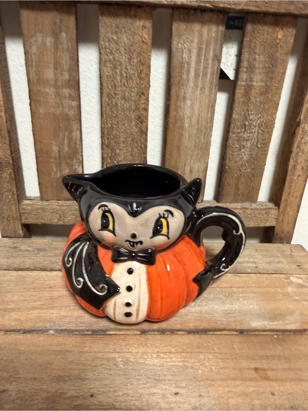 Johanna Parker Halloween Bat creamer